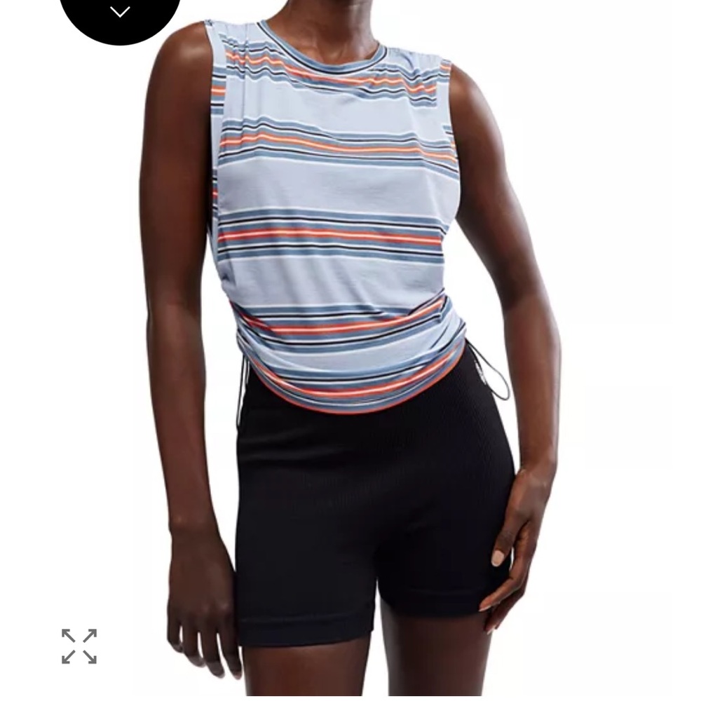 FP Movement Sport Mode Muscle Tee steel combo multi color size medium